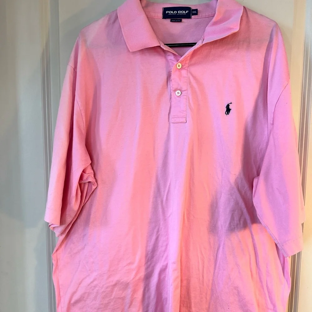 Polo Ralph Lauren Golf Pink Polo Shirt, size XXL